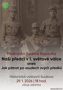 přednáška Naši předci v I. světové válce